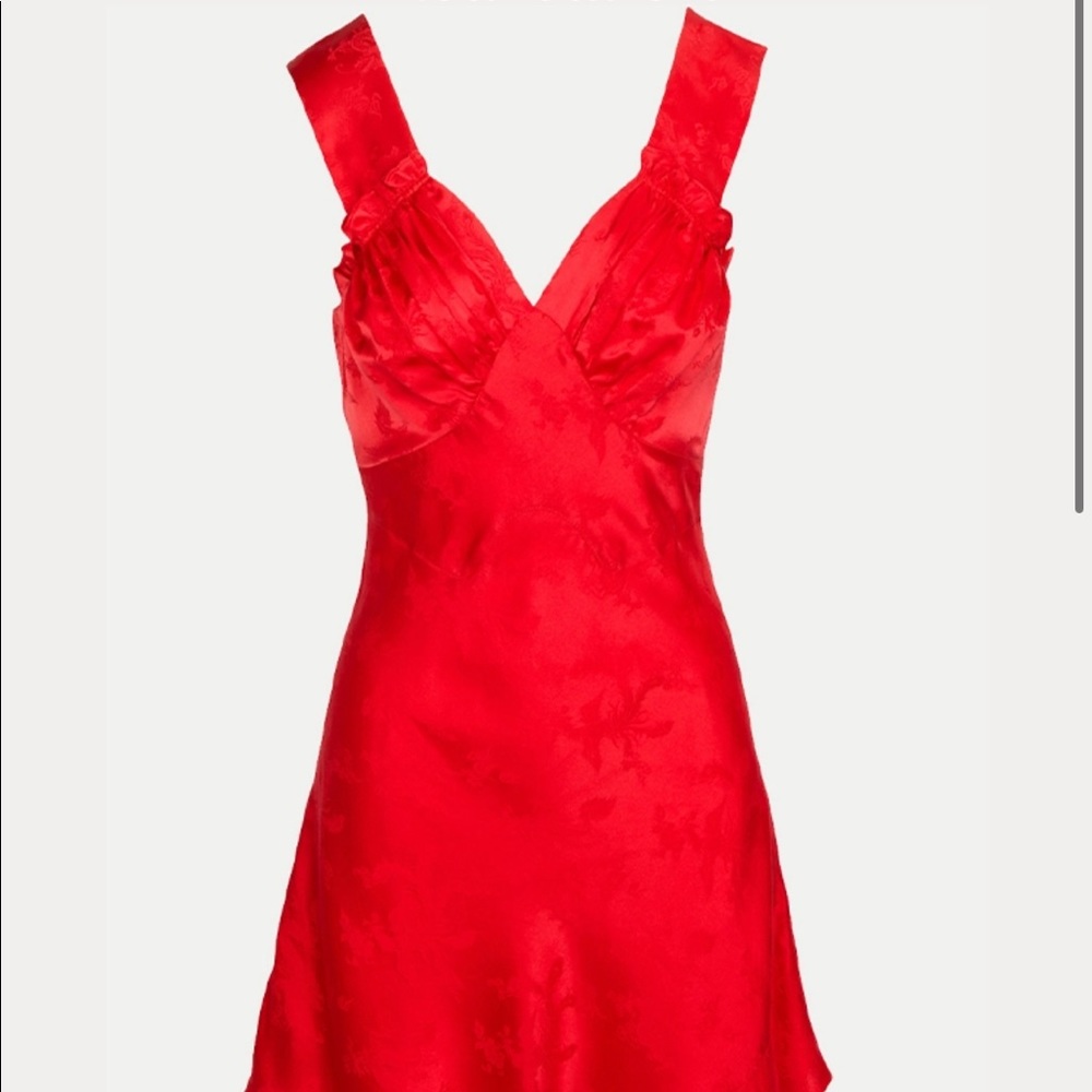 Réalisation Par Roxy Mini Dress in Red Dragon